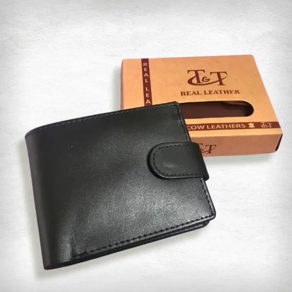 Men's Wallet with Button Closure (GL)