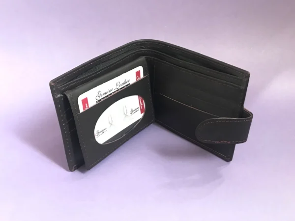 Men's Wallet with Button Closure (GL)