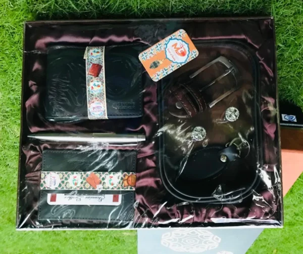 Men’s 6-in-1 Gift Set – Coffee Brown Edition