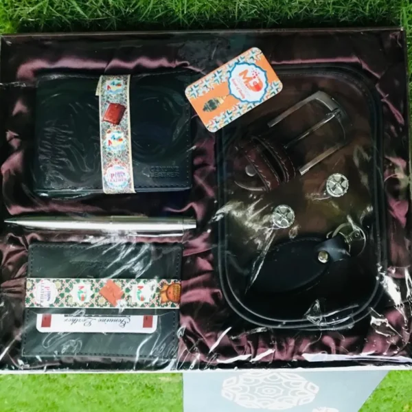 Men’s 6-in-1 Gift Set – Coffee Brown Edition