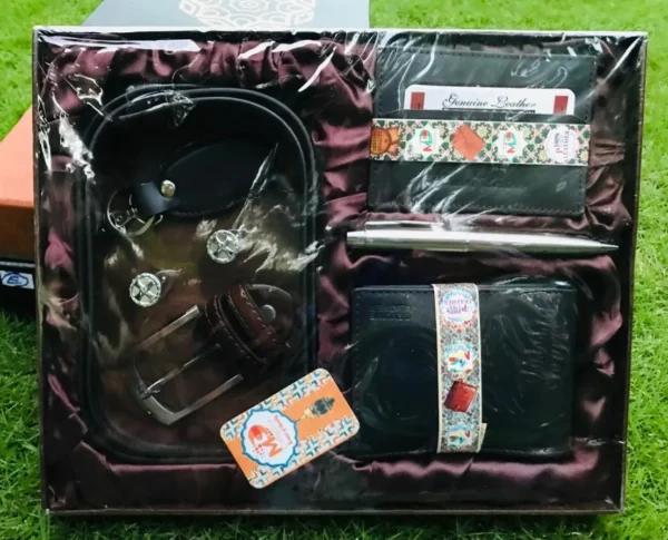 Men’s 6-in-1 Gift Set – Coffee Brown Edition