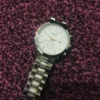 Men’s Classic Watch – White Dial with Two-Tone Bracelet