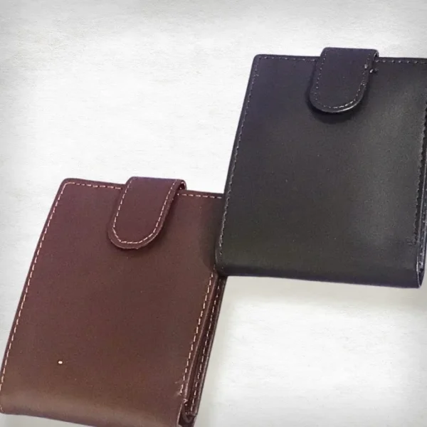 Men's Wallet with Button Closure (GL)
