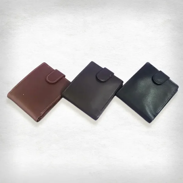 Men's Wallet with Button Closure (GL)