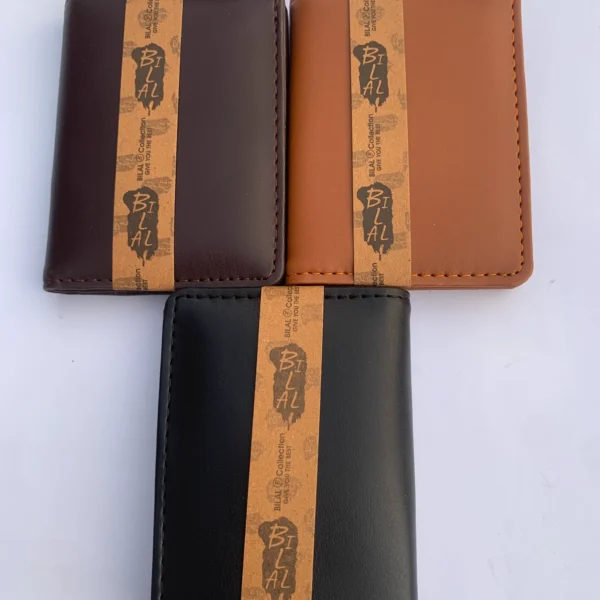 Premium Leather Card Holder – Bilal Collection (Black, Coffee, Brown)