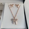 Elegant Rose Gold Gift Set – Watch, Bracelet & Jewelry Combo