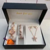 Elegant Rose Gold Gift Set – Watch, Bracelet & Jewelry Combo