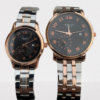 WEIDY Elegant Couple Watch Set – Rose Gold & Silver Edition
