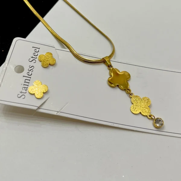 Elegant Gold Plated Jewelry Set