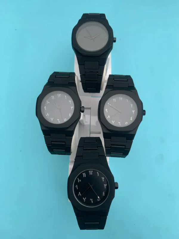 Fantor Black Arabic Numeral Watch