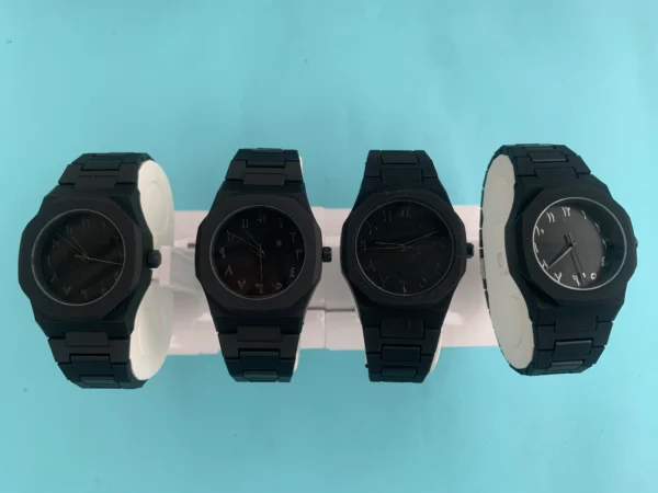 Fantor Black Arabic Numeral Watch